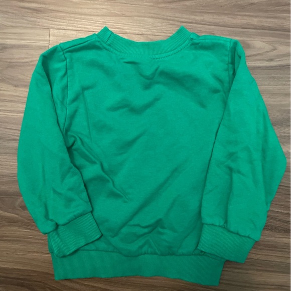 Green Reindeer Kids Sweatshirt size 2T - Picture 2 of 4